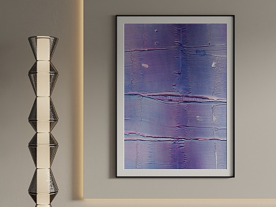 modern decorative painting 3d model