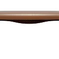 Brown Upholstered Sofa Bench With Textured Surface And Modern Design