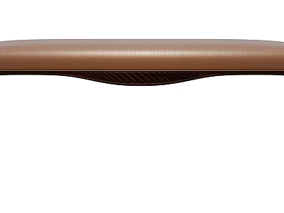 Brown Upholstered Sofa Bench With Textured Surface And Modern Design 3d model