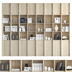 Bookcase Simple Bookcase 3d model