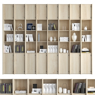 Bookcase Simple Bookcase 3d model