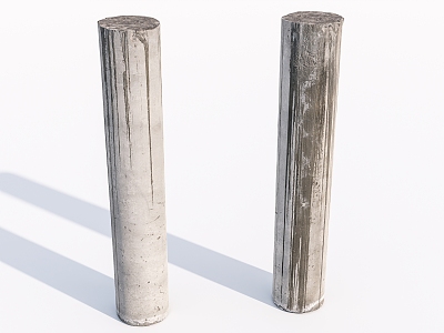 modern column stone column cement column model