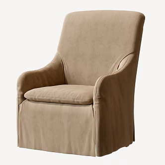 Silent Wind Single Sandy Sofa Shell Sofa 3d model