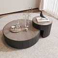 Coffee Table Mother Coffee Table Tea Ornaments Round Coffee Table 3d model