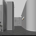 Modern Dental Clinic Interior With Green Chair White Cabinets Computer And Medical Equipment