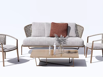 Modern outdoor sofa 3d model