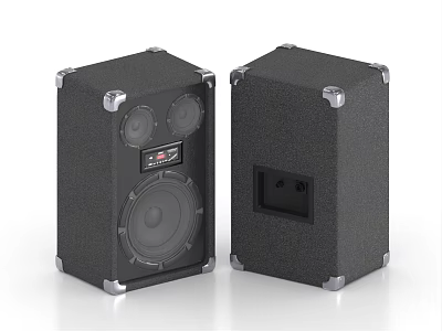 Audio speaker power amplifier 3d model