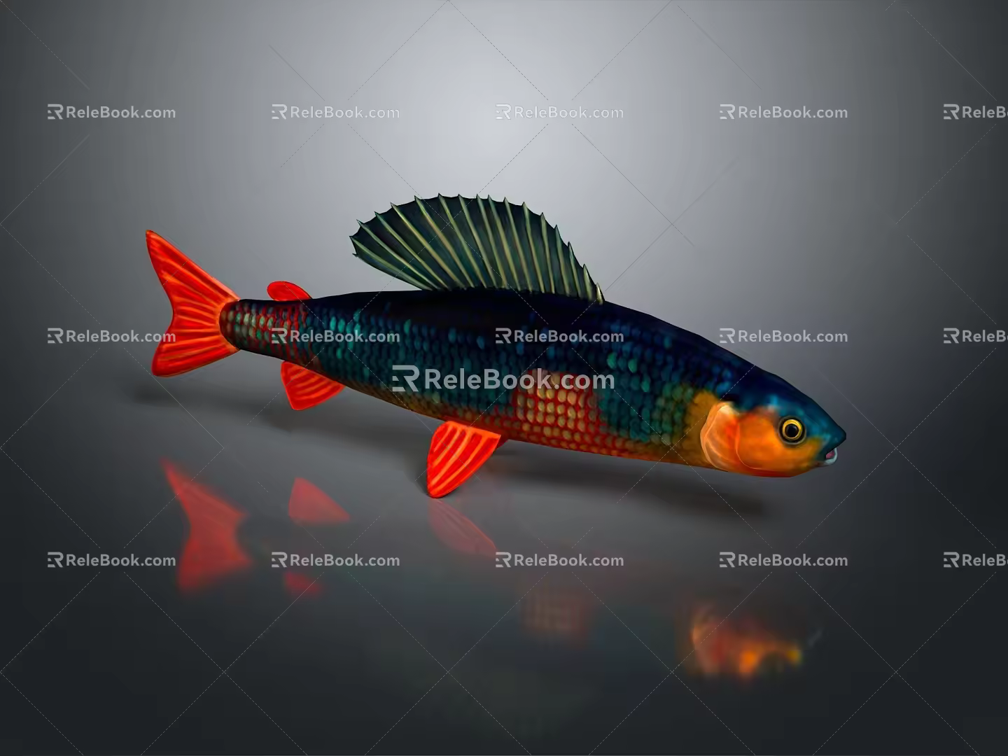 Fish Cartoon Fish Anime Fish Stylized Fish Fantasy Style Fish Freshwater Fish Ornamental Fish 3d model