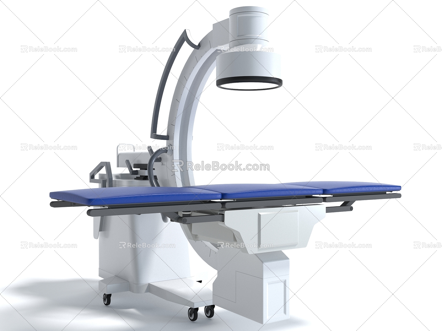 Style Medical Equipment Diagnostic Instruments CT Machine Nuclear Magnetic Resonance 3d model