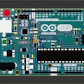 Detailed Blue Computer Motherboard With Electronic Chips Connectors And Black Slots