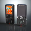 Vintage Sony Ericsson Feature Phones With Physical Keyboards And Color Display Screens