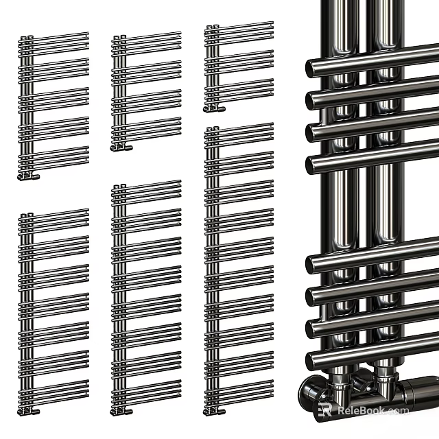 Different Types Of Industrial Pipes Arrangement Designs 3d model 