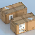Carton Boxes Carton Boxes Carton Boxes Express Boxes Packaging Boxes Logistics Boxes 3d model