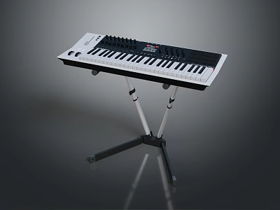 Electronic organ musical instrument keyboard musical instrument electronic music electronic musical instrument Western musical instrument Western musical instrument 3d model