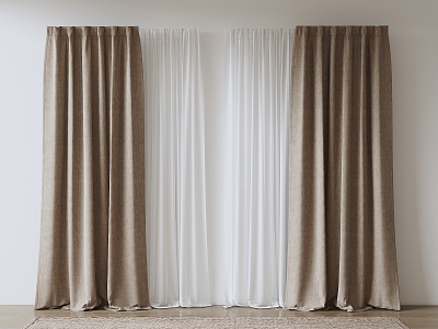 Curtains 3d model