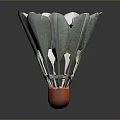 Premium Quality Badminton Shuttlecock With White Feathers And Orange Base Design