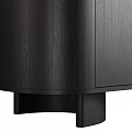 Modern Light Wood and Black Wooden TV Stand with Sleek Minimalist Design