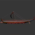 modern ship ancient ship ancient warship large ancient ship ancient warship 3d model