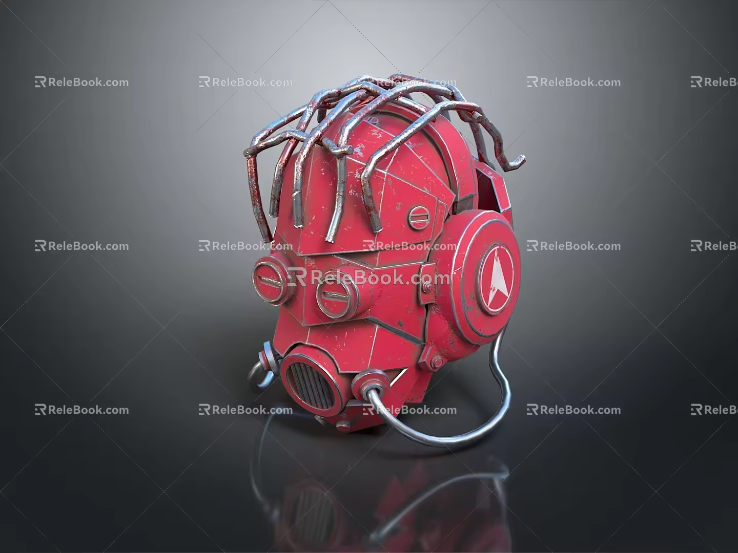 Sci-Fi Helmet Alien Helmet High Tech Helmet Game Helmet 3d model
