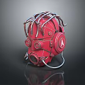 Sci-Fi Helmet Alien Helmet High Tech Helmet Game Helmet 3d model
