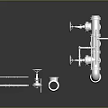 Essential Plumbing Hardware Tools Including Pipes Valves Fittings And Metal Rods