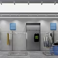 Modern Fashion Clothing Store Interior With Mannequins Clothing Racks And Trendy Outfits