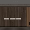 Modern Locker Combination 3d model