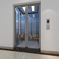 Modern Elevator 3d model