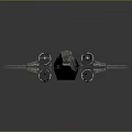 Modern fighter sci-fighter sci-fighter space fighter 3d model