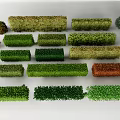 Diverse Ornamental Shrubs In Various Shapes Sizes And Colors For Landscaping