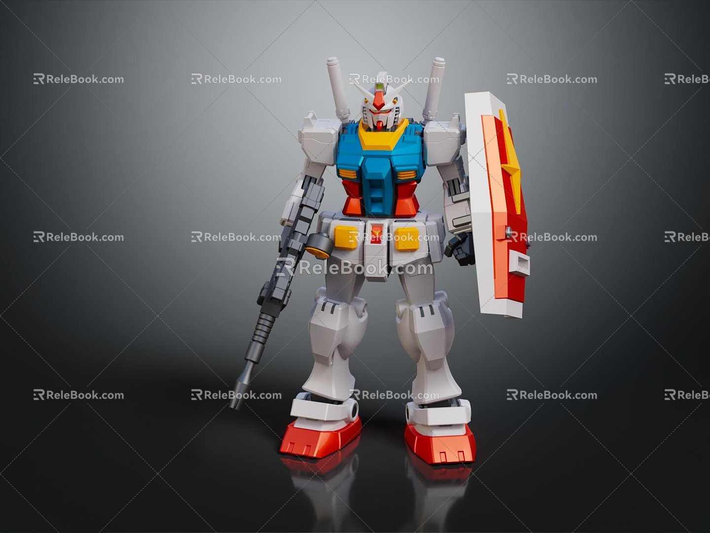 Modern Transformers Gauda Warrior Gauda Mecha Warrior 3d model