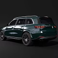 Dark Green Luxury SUV With Sporty Design Sleek Body Lines And Alloy Wheels