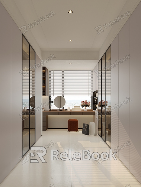 Modern Cloakroom Simple Cloakroom model