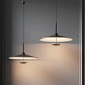 Modern Minimalist Pendant Lights With Round Shades Metal Frame And Warm Illumination