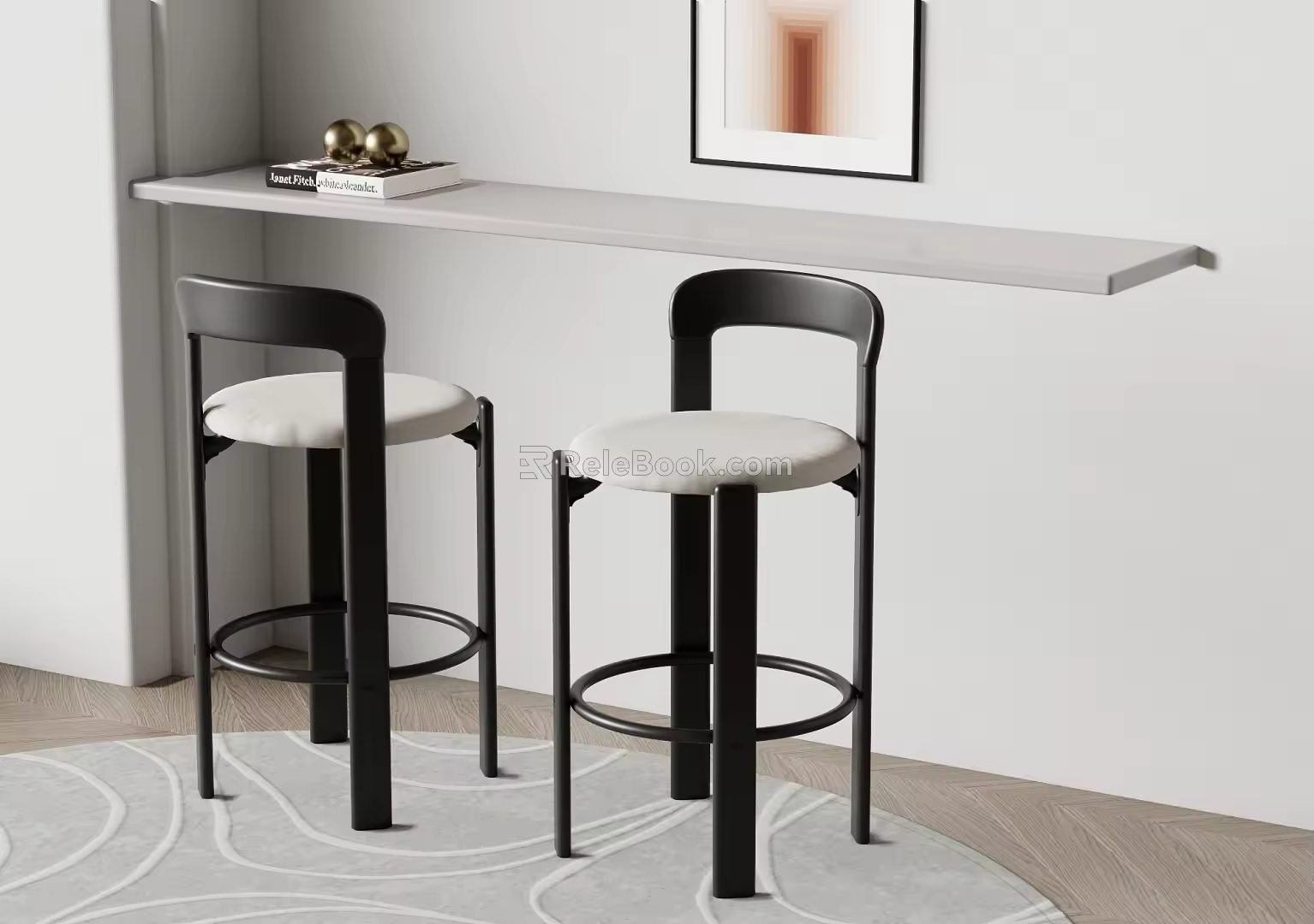 Bar Chair Bar Stool High Stool 3d model