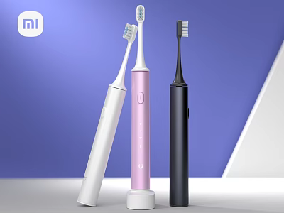 Xiaomi Electric Toothbrushes White Pink Black Modern Design For Daily Use 3d model