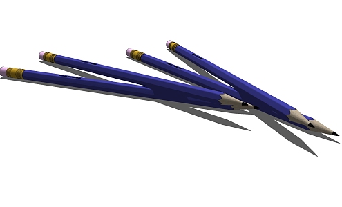 Pencil 3d model