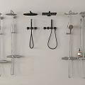 Shower Embedded Shower 3d model