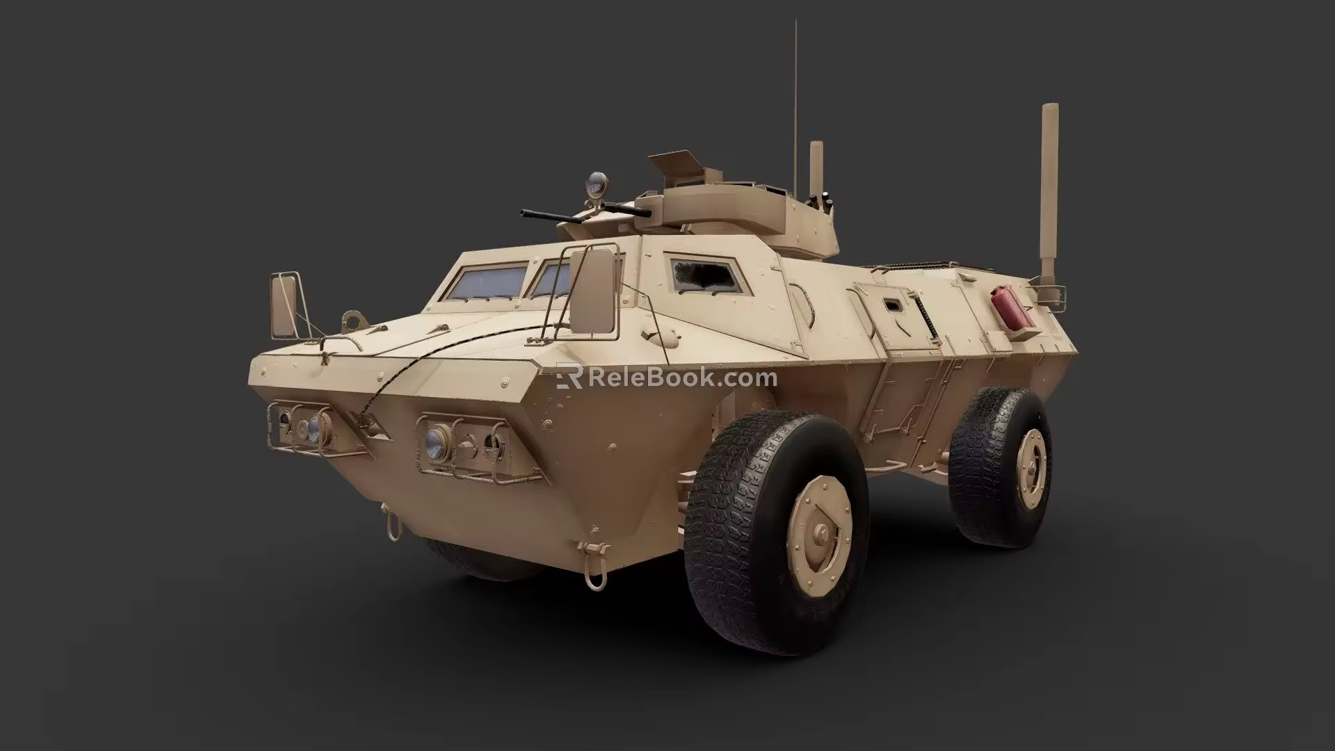 Guardian Armored Security Vehicle 3d model