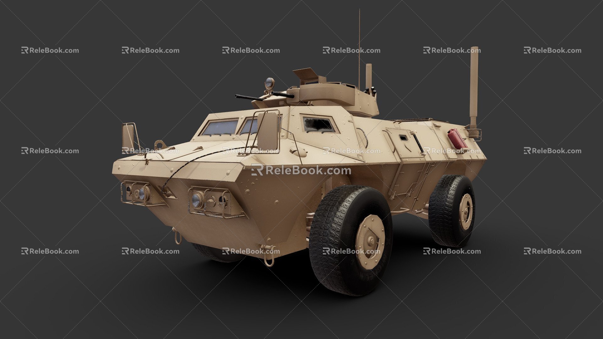 Guardian Armored Security Vehicle 3d model