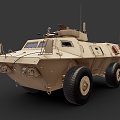 Guardian Armored Security Vehicle 3d model