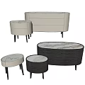 Modern Bedside Tables With Various Colors Drawer Design And Slim Legs Multiple Shapes