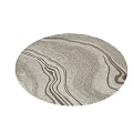 Modern Cream Style Carpet Plush Carpet Striped Carpet Geometric Carpet Round Carpet New Chinese Style Carpet 3d model
