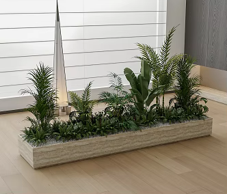 Modern Landscape Bonsai Green Plant 3d model