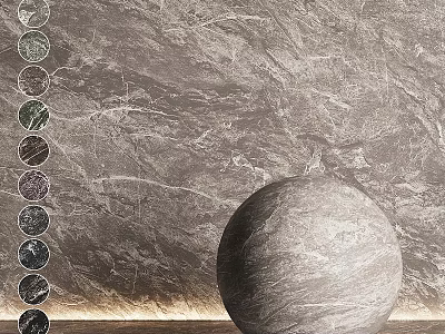 Modern Marble Floor Tiles Design With Various Color Options And Decorative Spherical 3d model