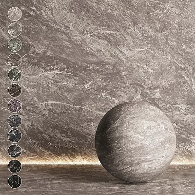 Modern Marble Floor Tiles Design With Various Color Options And Decorative Spherical 3d model