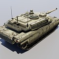 The M1A2 Tank 3d model