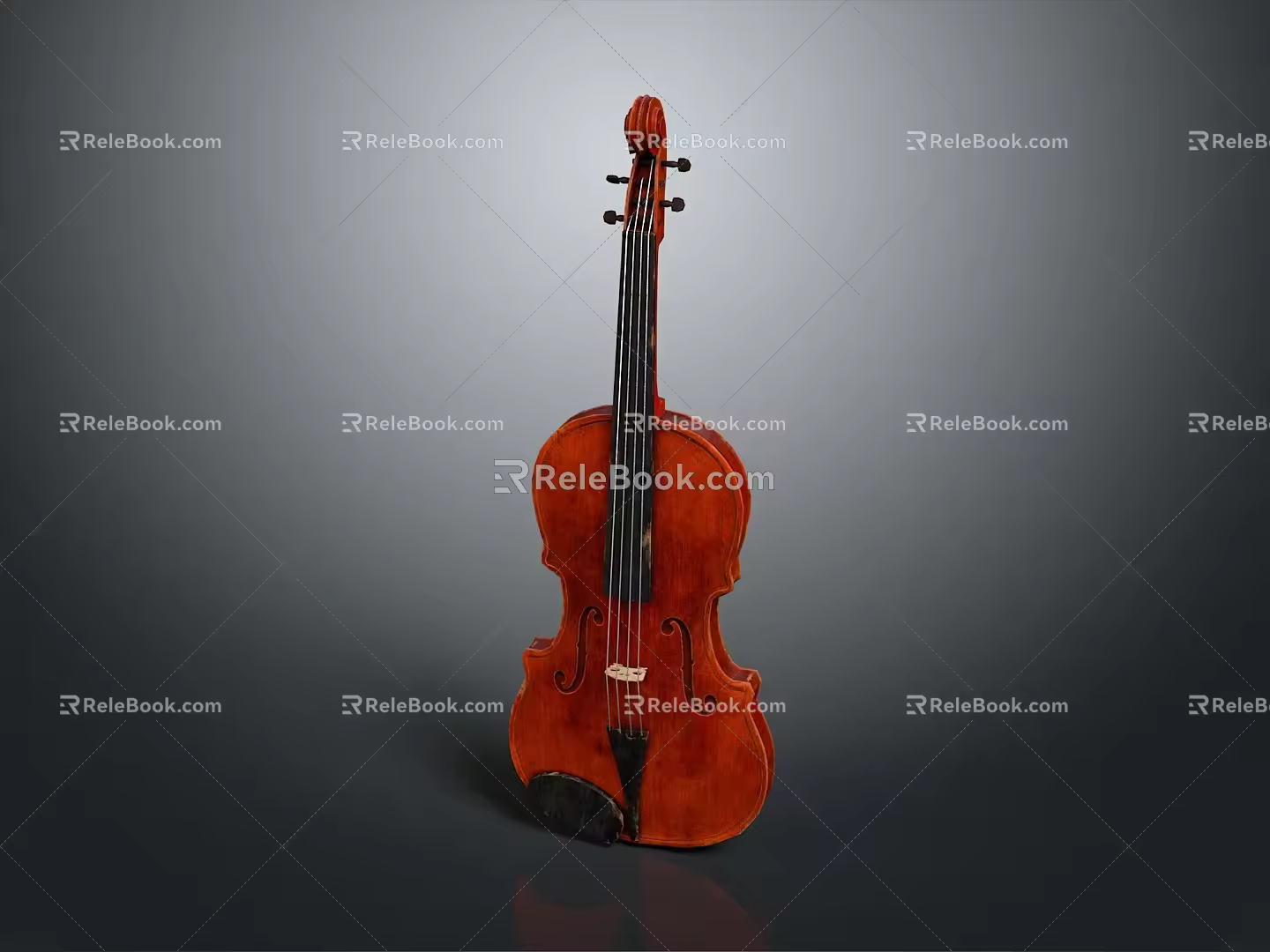 Violin Violin Cartoon Violin Animation Violin Instrument String Western Instrument 3d model
