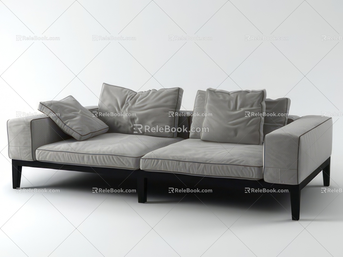 Flexform double sofa 3d model