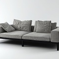 Flexform double sofa 3d model